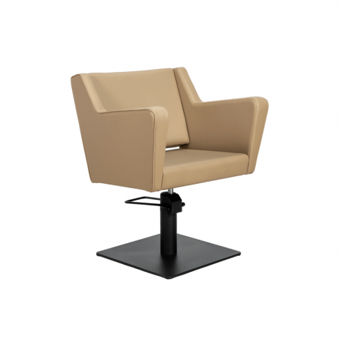 MIRPLAY Fauteuil Anouk BE Base carrée - Noir