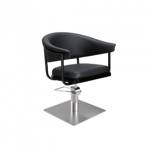MIRPLAY Fauteuil Lyra B Base carrée - Argent