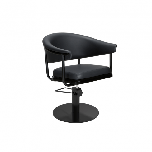 MIRPLAY Fauteuil Lyra B Base ronde - Noir