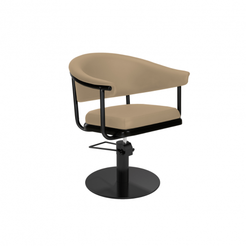 MIRPLAY Fauteuil Lyra BE Base ronde - Noir