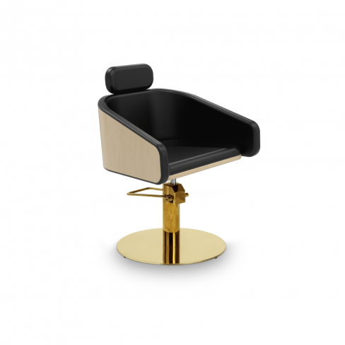 MIRPLAY Fauteuil Alya B Base carrée - Or