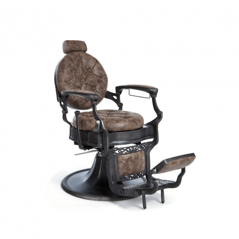MIRPLAY Fauteuil De Barbier Clint Brun