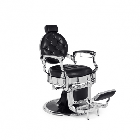 MIRPLAY Fauteuil De Barbier Kirk Noir